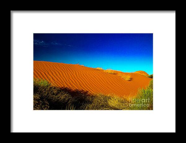 Sand Dune Framed Print featuring the photograph Sand Dune #2 by Mark Jackson