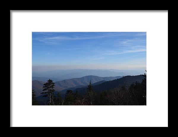 Smoky Framed Print featuring the photograph Smoky Mountains #7 by Curtis Krusie