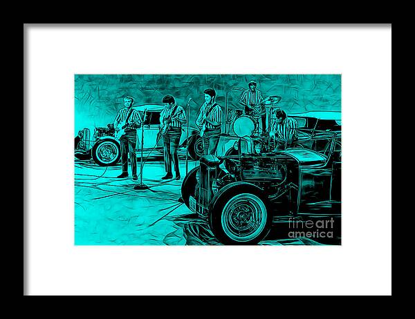 The Beach Boys Framed Print featuring the mixed media The Beach Boys Collection #7 by Marvin Blaine
