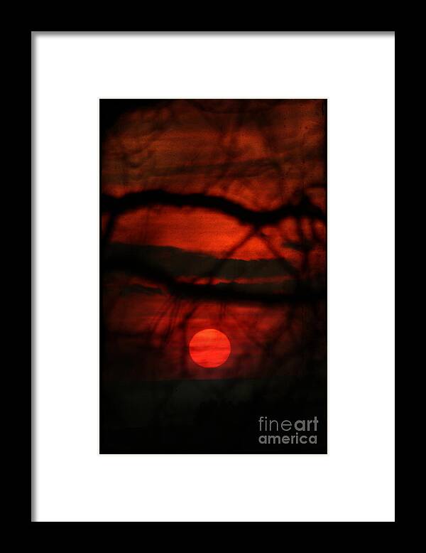 Sunset Framed Print featuring the photograph The Sunset #7 by Ang El