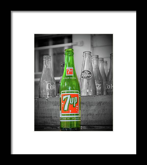7 Up Framed Print featuring the photograph 7 Up by Dennis Dugan