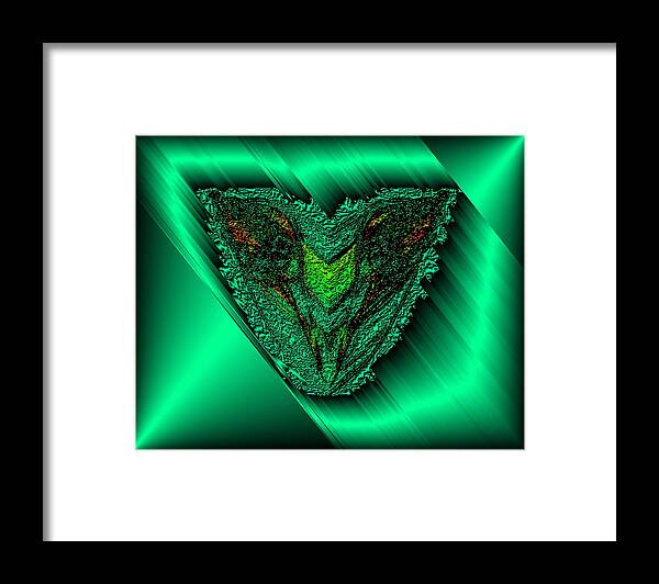  Framed Print featuring the digital art Untitled #72 by Mary Russell