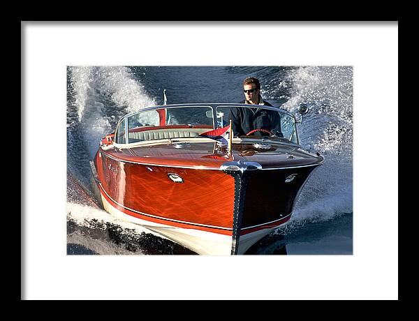 Tahoe Framed Print featuring the photograph Riva Aquarama #52 by Steven Lapkin
