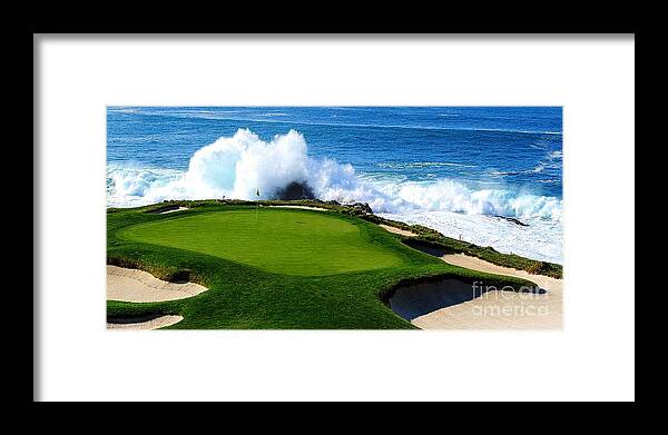 Golf Framed Print featuring the photograph 7th Hole - Pebble Beach by Michael Graham