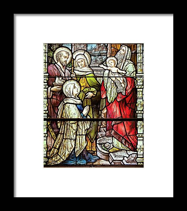 Hdr Framed Print featuring the digital art Saint Anne's Windows #8 by Jim Proctor
