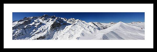 Serre Chevalier Framed Print featuring the photograph Serre Chevalier in the French Alps #8 by Pierre Leclerc Photography
