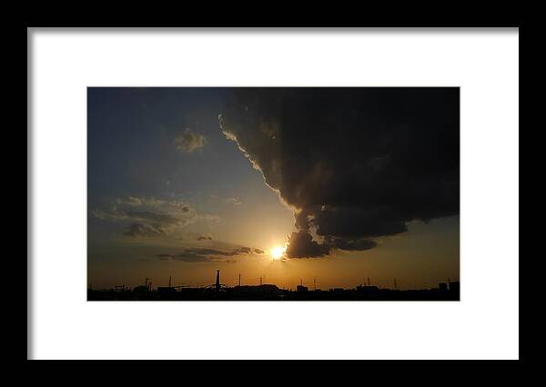 Sunset Framed Print featuring the photograph Sunset #8 by Kumiko Izumi