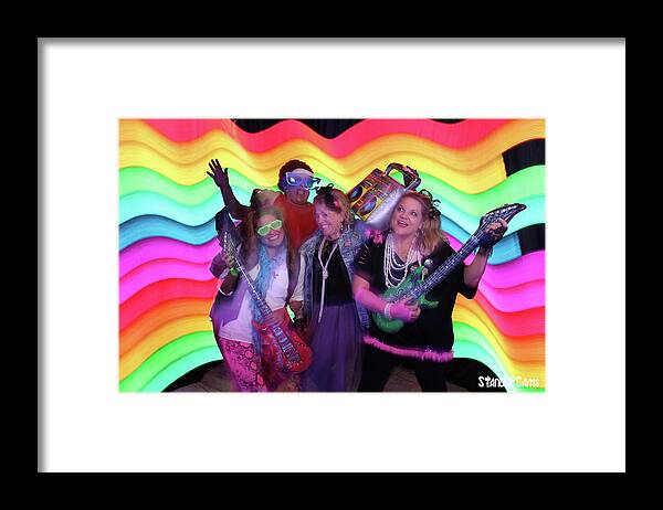  Framed Print featuring the photograph 80's Dance Party at Sterling Event Center by Andrew Nourse