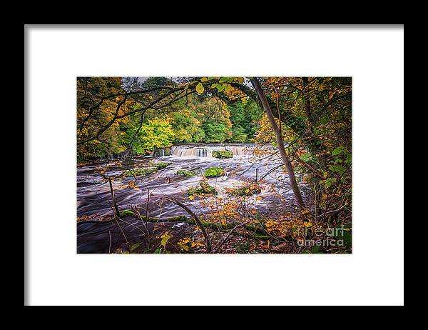 Waterfall Framed Print featuring the photograph Aysgarth Falls by Mariusz Talarek