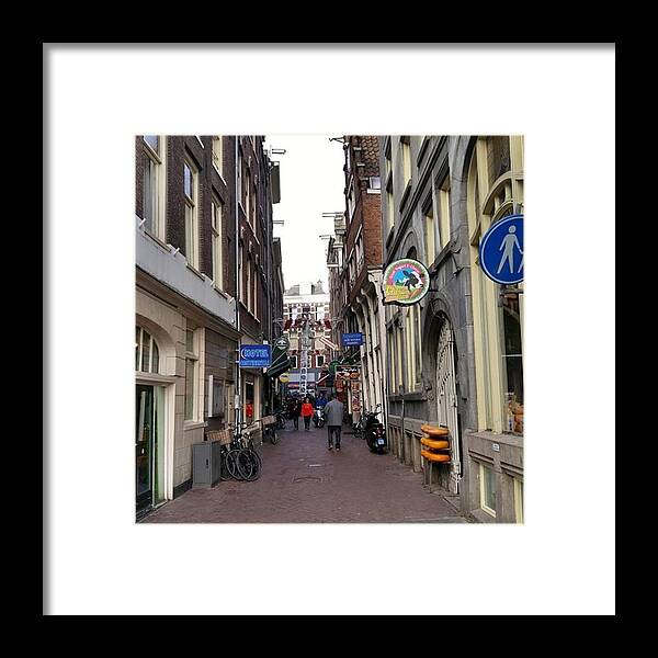 Beautiful Framed Print featuring the photograph #amsterdam #love #autumn #beautiful #9 by Christian Richards