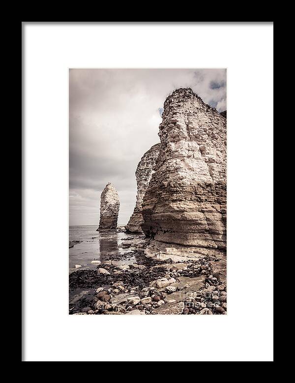 Cliffs Framed Print featuring the photograph Flamborough Head, North Yorkshire, UK by Mariusz Talarek