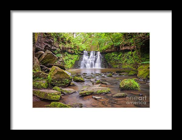Airedale Framed Print featuring the photograph Goit Stock Falls on Harden Beck, #9 by Mariusz Talarek