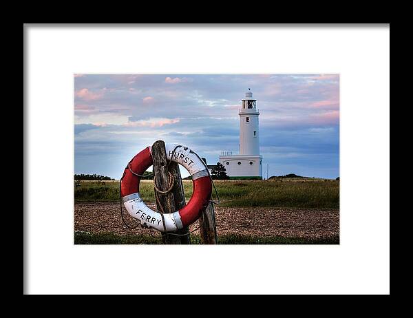 Hurst Point Lighthouse Framed Print featuring the photograph Hurst Point Lighthouse - England #9 by Joana Kruse