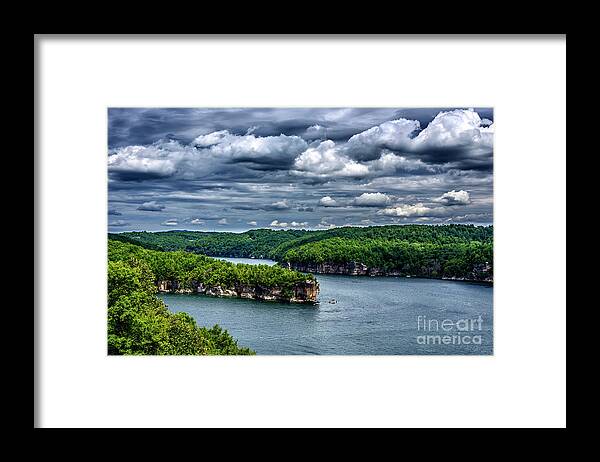 Long Point Framed Print featuring the photograph Long Point Summersville Lake #11 by Thomas R Fletcher