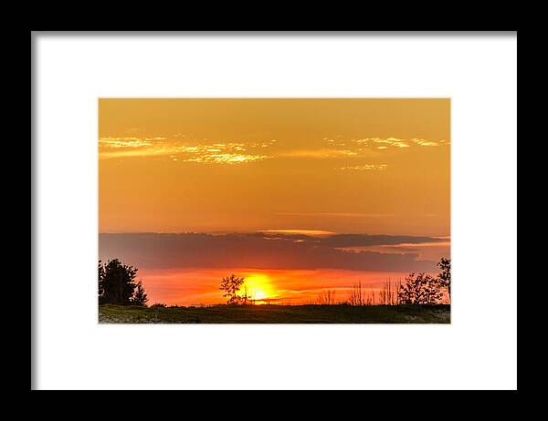 Clouds Framed Print featuring the photograph Sunset #9 by SAURAVphoto Online Store