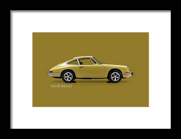 Porsche 901 Framed Print featuring the photograph 911 Sand Beige Phone Case by Mark Rogan