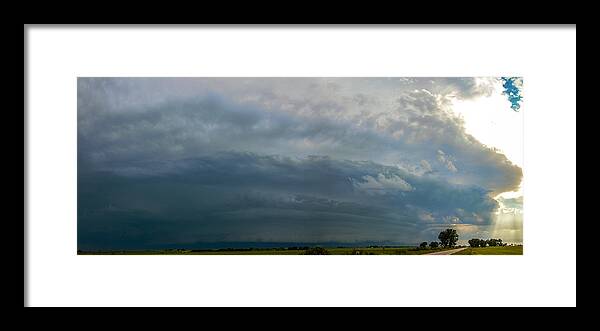 Nebraskasc Framed Print featuring the photograph 9th Storm Chase 2015 071 by NebraskaSC