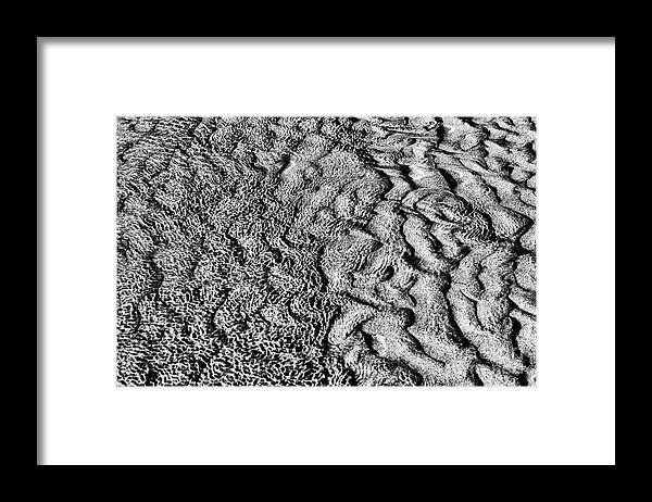 Sand Framed Print featuring the photograph A Changing Tide by Tim Gainey