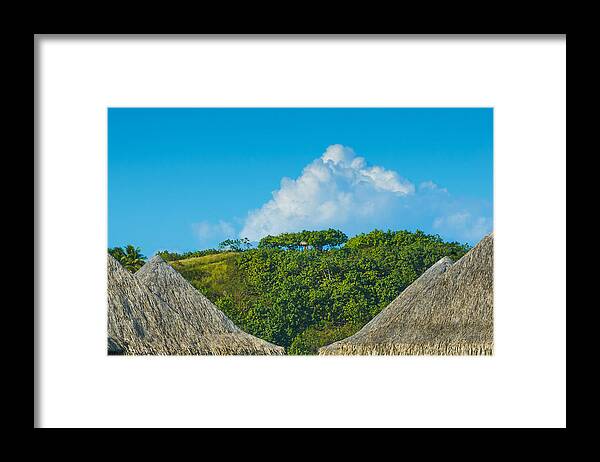 Boar Bora Framed Print featuring the photograph A Collection Of Triangles In Bora Bora by Gary Slawsky