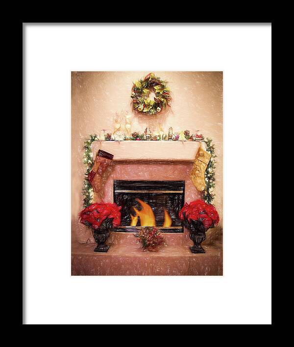 Fire Framed Print featuring the photograph A Cozy Fire by Will Wagner