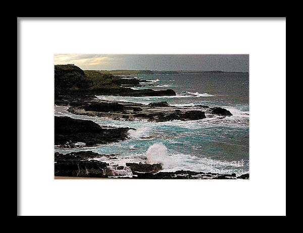 Australia Framed Print featuring the photograph A dangerous coastline by Blair Stuart
