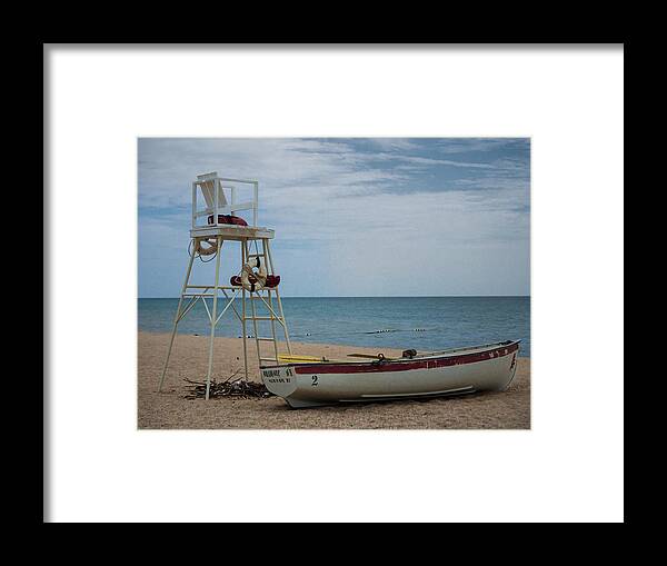 Bradford Beach Framed Print featuring the photograph A Day at Bradford Beach by Kristine Hinrichs