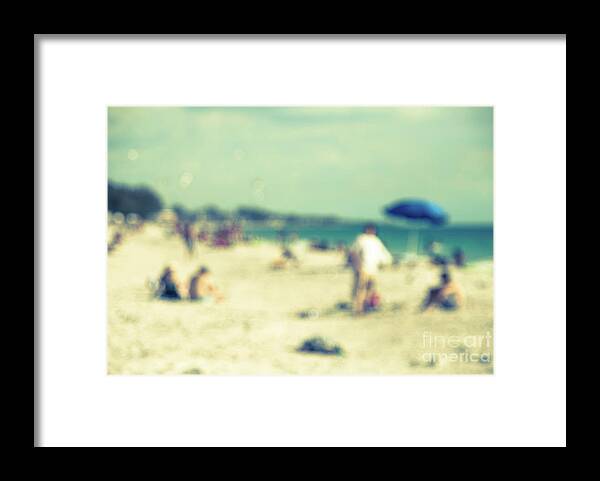 Beach Framed Print featuring the photograph a day at the beach I by Hannes Cmarits