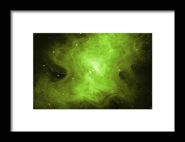 Hubble Framed Print featuring the photograph A Death Star's Ghostly Glow by Eric Glaser