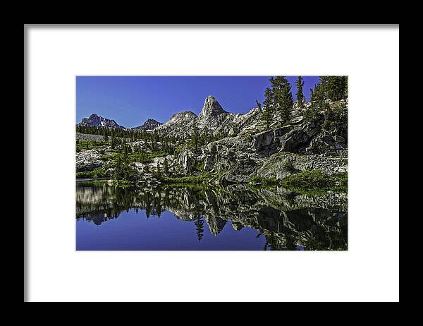 High Quality Framed Print featuring the photograph A Dollar Lake Reflection by Doug Scrima