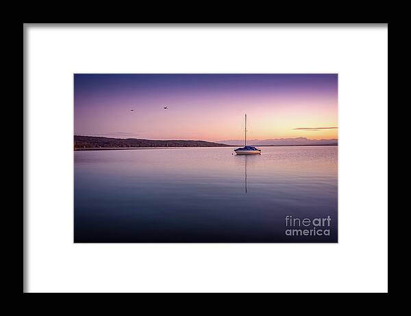 Ammersee Framed Print featuring the photograph A Fragile Moment by Hannes Cmarits