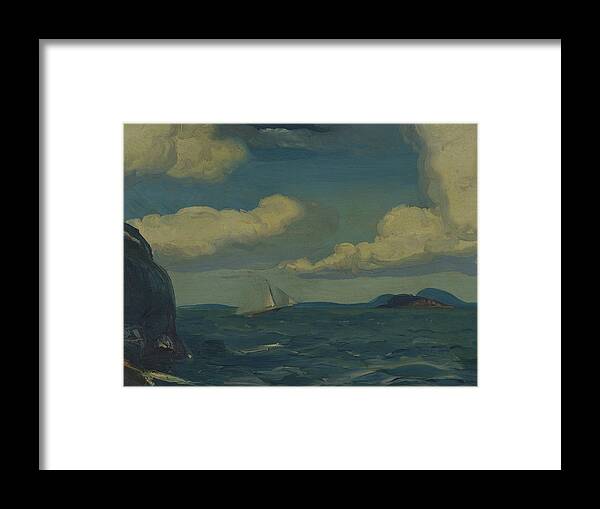 George Bellows Framed Print featuring the painting A Fresh Breeze by George Bellows