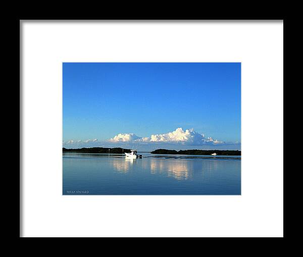 Boat Framed Print featuring the photograph A Glass Sea by Susan Vineyard