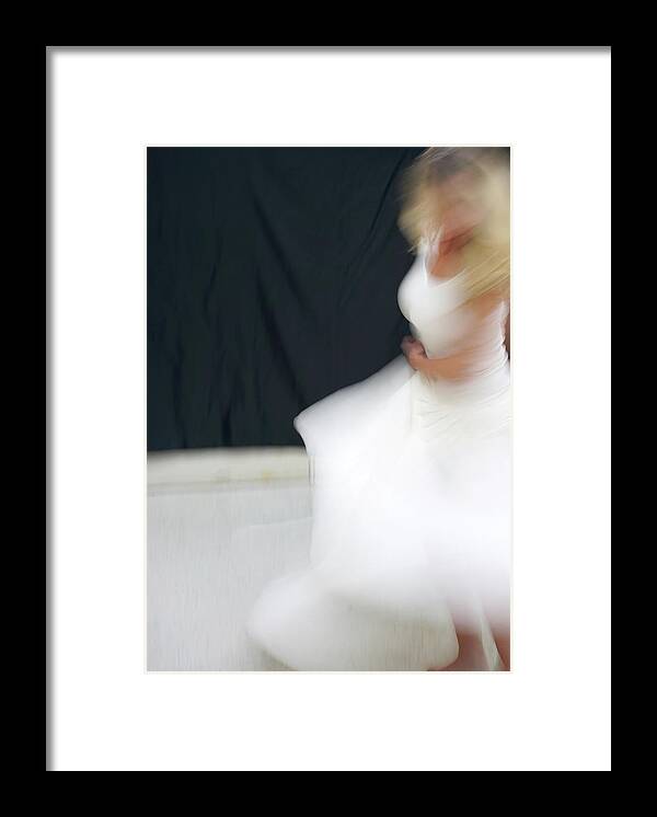 Dance Framed Print featuring the photograph A Dance in White #1212 by Raymond Magnani