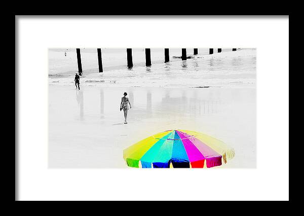 A Hot Summer Day Framed Print featuring the photograph A hot summer day by Susanne Van Hulst