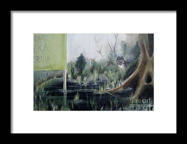 Humboldt County California Framed Print featuring the painting A Humboldt Holiday by Patricia Kanzler