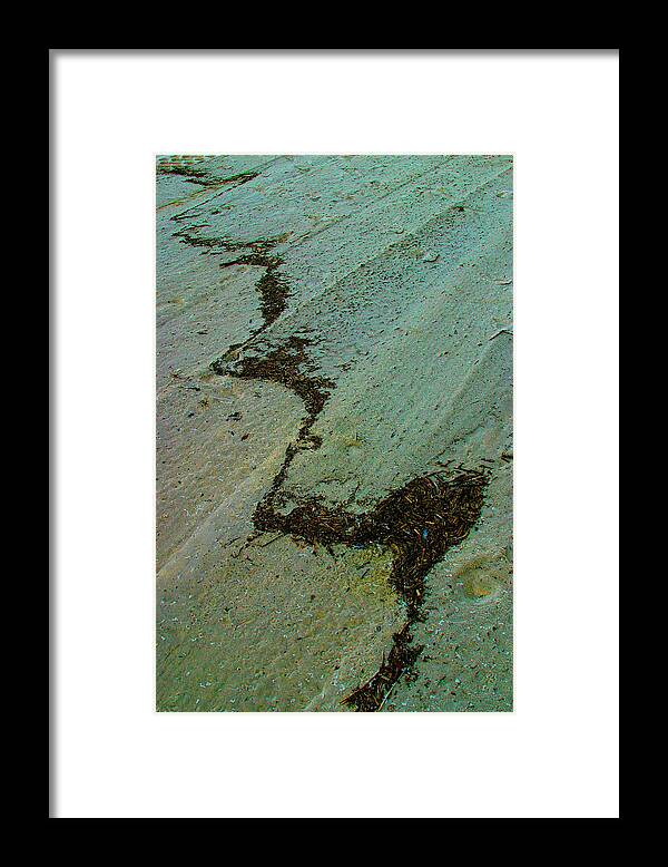 Photography Framed Print featuring the photograph A Line in the Sand by William Meemken