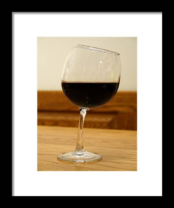 Richard Reeve Framed Print featuring the photograph A Little Tipsy by Richard Reeve
