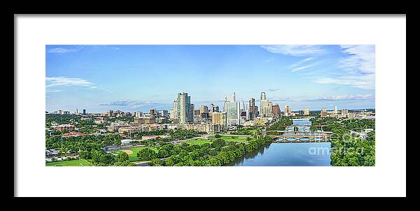 Austin Framed Print featuring the photograph A Look Down The River by Bee Creek Photography - Tod and Cynthia