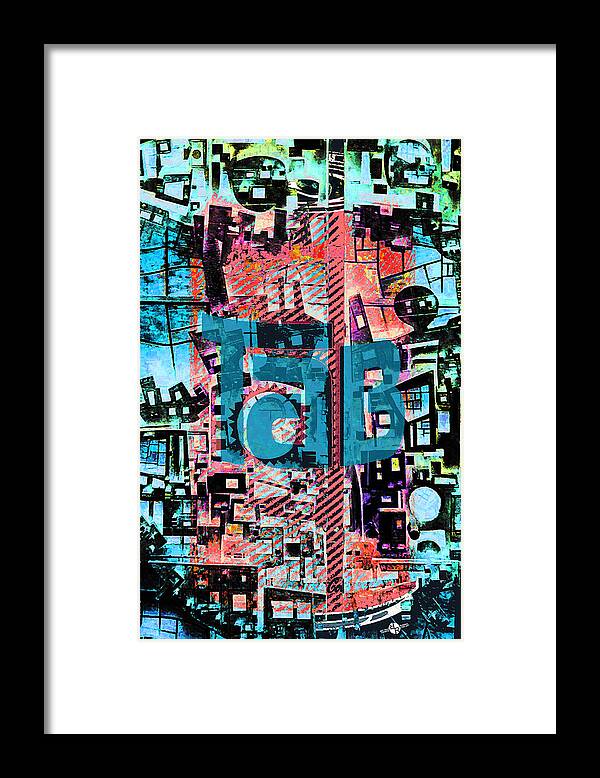Purple Framed Print featuring the mixed media A Million Colors One Calorie by Tony Rubino