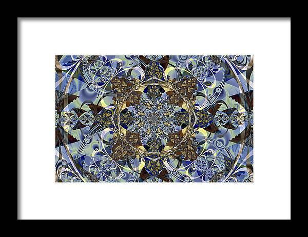Abstract Framed Print featuring the digital art A More Perfect Union by Jim Pavelle