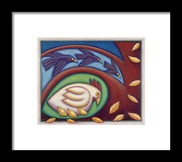 Animal Framed Print featuring the painting A Mothers Touch by Mary Anne Nagy