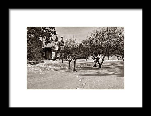 Wood Framed Print featuring the photograph A Path To Home by Janice Adomeit