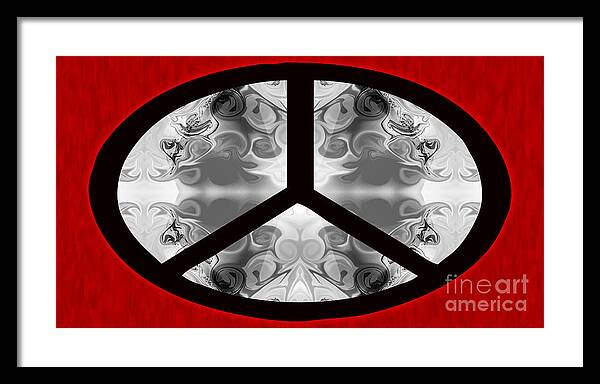 A Peace Of Life Framed Print featuring the digital art A Peace Of Life by Omaste Witkowski
