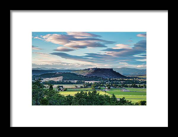 Central Point Framed Print featuring the photograph A Peaceful Land by Dan McGeorge