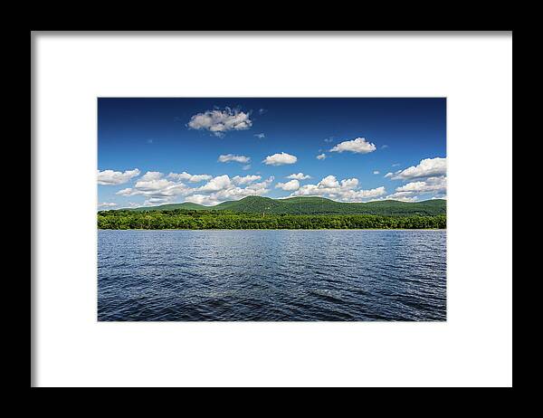 Hudson Valley Framed Print featuring the photograph A Perfect Day on the River by John Morzen