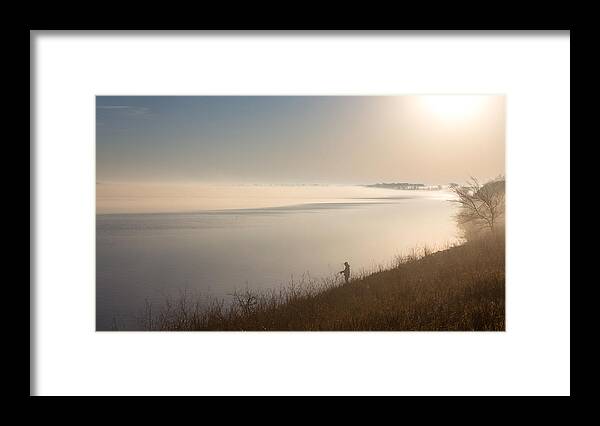 Fishing Framed Print featuring the photograph A Perfect Morning by Penny Meyers