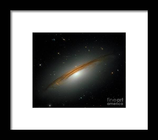 Galaxy Framed Print featuring the photograph Fastest spinning galaxy by Nicholas Burningham
