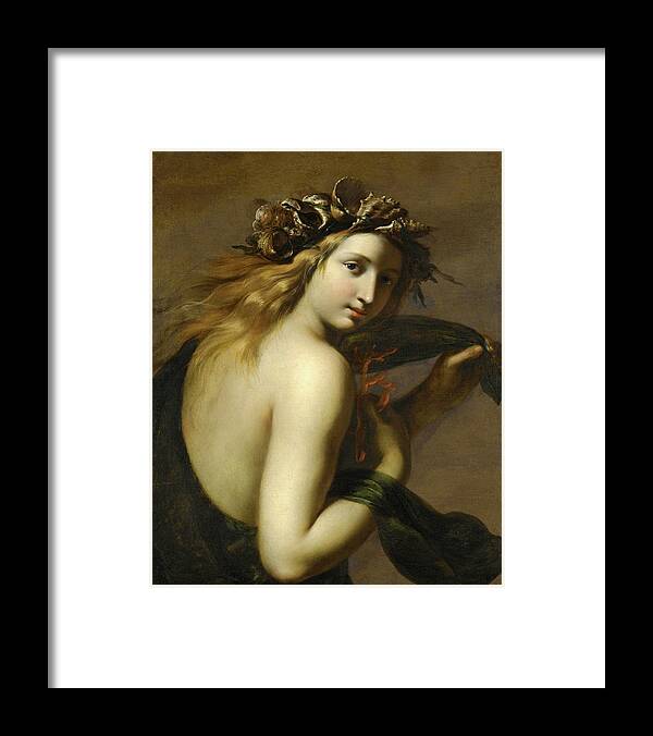 Ginevra Cantofoli Framed Print featuring the painting A Sea-Nymph possibly Galatea by Ginevra Cantofoli