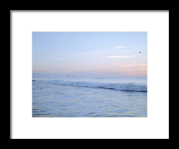 Ocean Framed Print featuring the photograph A Seaside View by Rachel Morrison