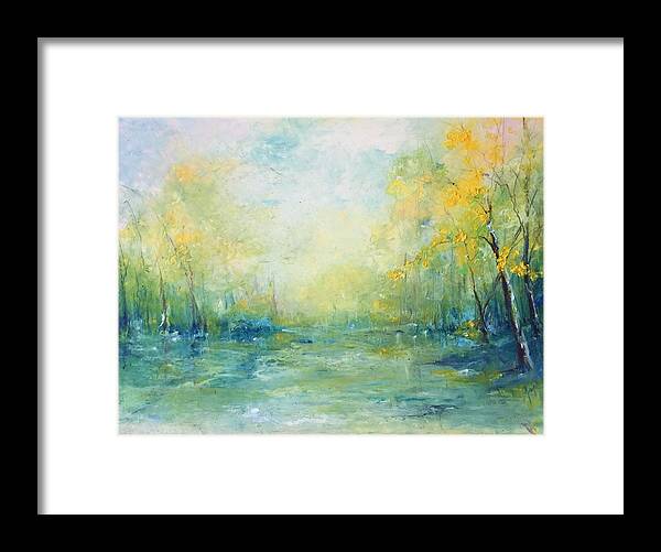  Framed Print featuring the painting A Sense Of Wonder by Robin Miller-Bookhout